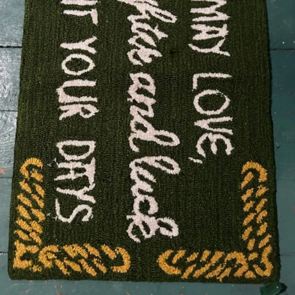 NEW 31 x21 st patricks day Irish Lucky Lucky green door mat